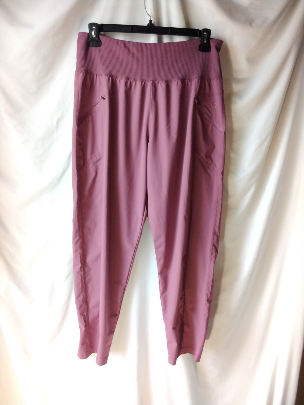 Avalanche Women's Rose-Mauve High-Waist Jogger Pants